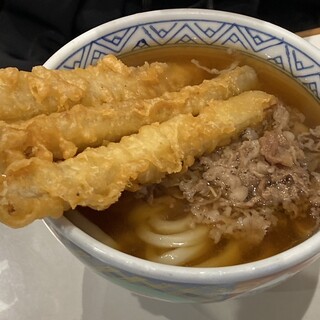 どんどん - 料理写真:肉ごぼう天うどん