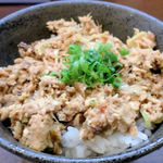 じゃじゃ。 - ネギダレそぼろ飯