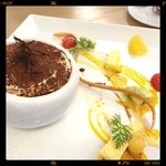カフェ　ブラン・ブラン - ホワイトチョコティラミス\700yen♡(ؔᵒ̶̷ᵕؔᵒ̷̶)