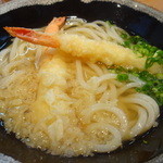 手打ちうどん よしの - エビ天うどん