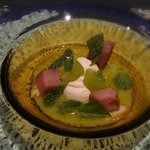 SALONE 2007 - 青トマトとリコッタ、カツオのインサラータ（2015.5）