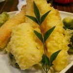 寿し屋の小平治 - 天ぷら盛り合わせ