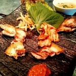 韓美食 オンギージョンギー - サムギョプサル定食