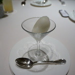 レストラン コートドール - ジンジャーシャーベット・・口直しにと。