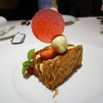 レストラン コートドール - イチゴのミルフィーユ