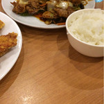 台湾料理 龍華 - 回鍋肉とごはん