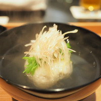 日本料理 晴山 - お椀は平貝の真薯