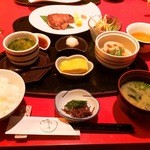 Shusai Dokoro Nosaan - 牛ひれステーキ御膳　　　2300円