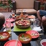 ginzaraiombiyaga-den - プレミアムシートでBBQ