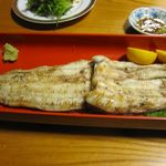 Kibun - 白焼き。ふっくらおいしい。絶品。