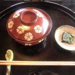 京都 吉兆 - 御椀　カサゴ