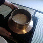 京都 吉兆 - 白飯　きぬむすめ