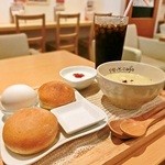 りせっとcafe - モーニングセット　４００円＋ドリンク５０円