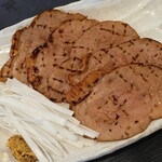 信州そば処　きりさと - 自家製鴨ロースの網焼き