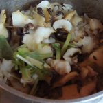 鴨鶴 - サザエの釜飯