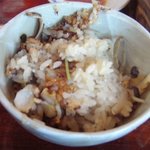 鴨鶴 - 磯の香りと焦がした醤油のおこげがウマい！