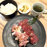 焼肉ウエスト - 料理写真:2品選べるランチ