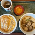 和風レストラン　まるまつ - 料理写真:ミニかつ丼と芋煮