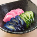 漬物盛り合わせ