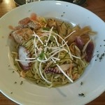 だしが命の塩らーめん　ぎょぎょぎょ - (期間限定)タコと鰆の冷製まぜそば