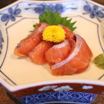 柳家 - 皐月鱒のお造り　(2015/05)