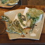 柳家 - 山菜の天ぷら　(2015/05)