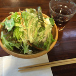 森の家庭料理レストラン - ランチ(¥1,840) 盛り付け例 ミックス野菜 マスタードドレッシング