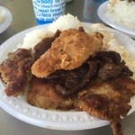 Rainbow DRIVE-IN - 料理写真:☆レインボードライブインのミックスグリルプレート☆