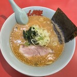 山岡家 - 料理写真:特製味噌ラーメンあぶら少なめ