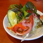 桔梗屋 - カレーに付くサラダ