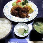 もんぜん - メンチカツ定食！(2015,05/21)