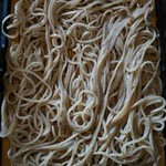 絹の里 - 蕎麦ランチ～すし彩セット￥1458の十割蕎麦（H27.5.25撮影）