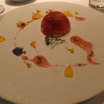 レストラン ラッセ - ドルチェ：ルビーグレープフルーツのゼリー