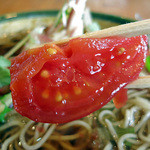 蕎麦 つづら - 煮浸しのとまと～