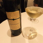 レストラン ラッセ - お勧めしていただいた主人用の甘口の白ワイン(1,200円)