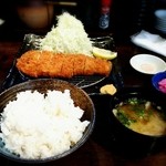 かつ真 - ロースかつ定食　¥900