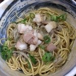 麺や而今 - 煮干しの極清湯-和え玉(2015/5)