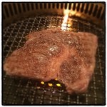 牛新 - 常陸牛のリブアイ。良い感じに焼けました。