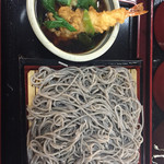 浪花　ふじよし - つけ麺、海老天
