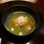 【のど黒とアスパラ摺り流し】◎2015/5