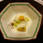 つる幸 - 【蛍烏賊と帆立のとろろ】◎2015/5