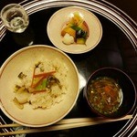 つる幸 - 【鮑の炊き込みご飯】◎2015/5