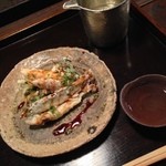 祇園ろはん - 鮎と野菜の天婦羅　　2015.05