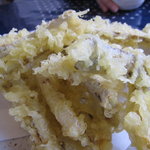 手打ちうどん　古奈門 - トッピングごぼう天×２