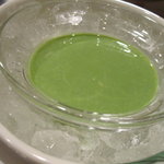 横浜うかい亭 - 天豆のスープ