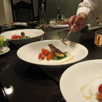 横浜うかい亭 - フッコのソテー