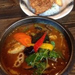 侍.まつり(牛すじ、豚角煮、ラム肉ラビオリ、ザンギ)