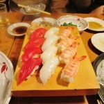 Sushi Izakaya Yataizushi - コースのにぎり