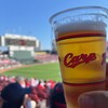 MAZDA Zoom-Zoom スタジアム 広島 - ドリンク写真:ビールは900円で高いので、一杯までｗ