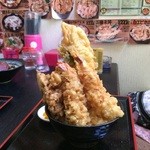 氷見うどん・手打ちそば 深味 - メガ天丼